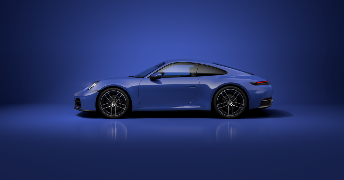 The Porsche 911 In Maritimeblue Porsche Paint To Sample the-porsche-911-in-maritimeblue-porsche-paint-to-sample