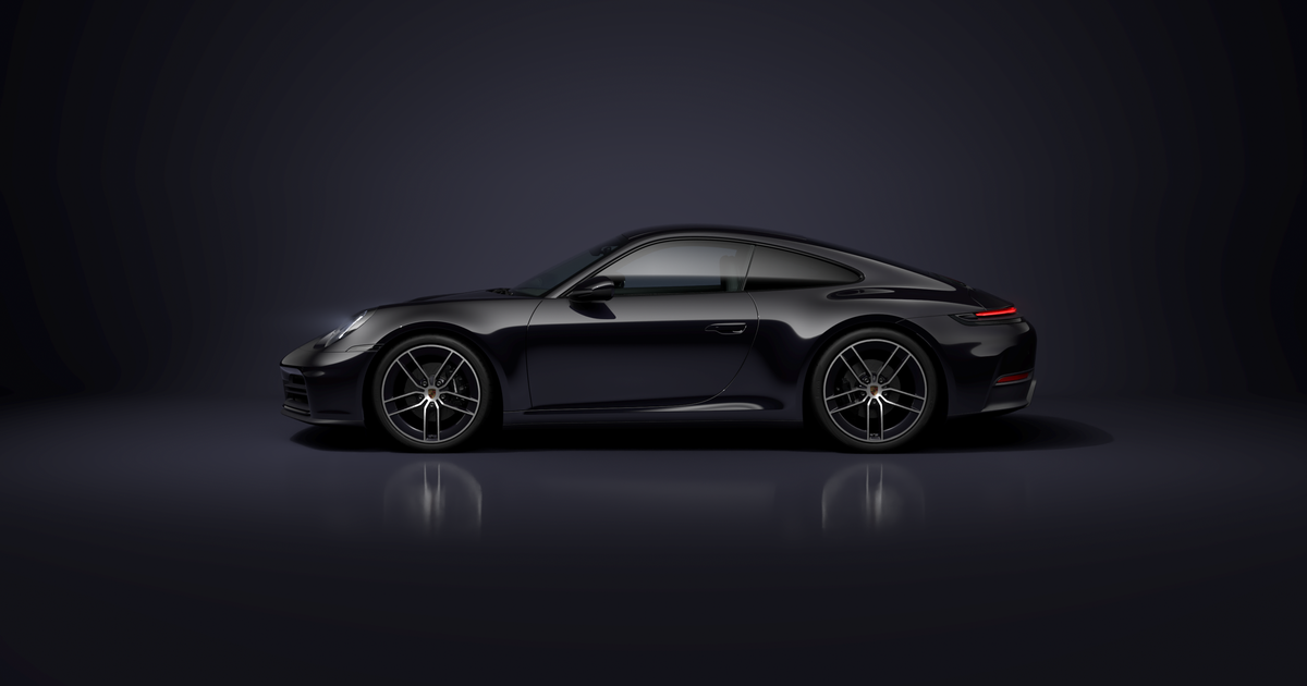 The Porsche 911 in Jetblackmetallic | Porsche Paint to Sample