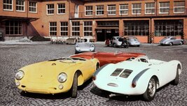 Porsche 550 Spyder, Plant 1 in Stuttgart-Zuffenhausen, 1956